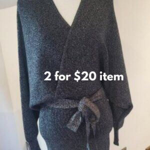 Gianni Bini Metallic Sweater Dress